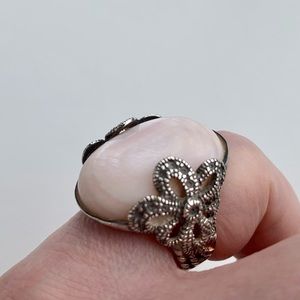 Cocktail ring sterling silver